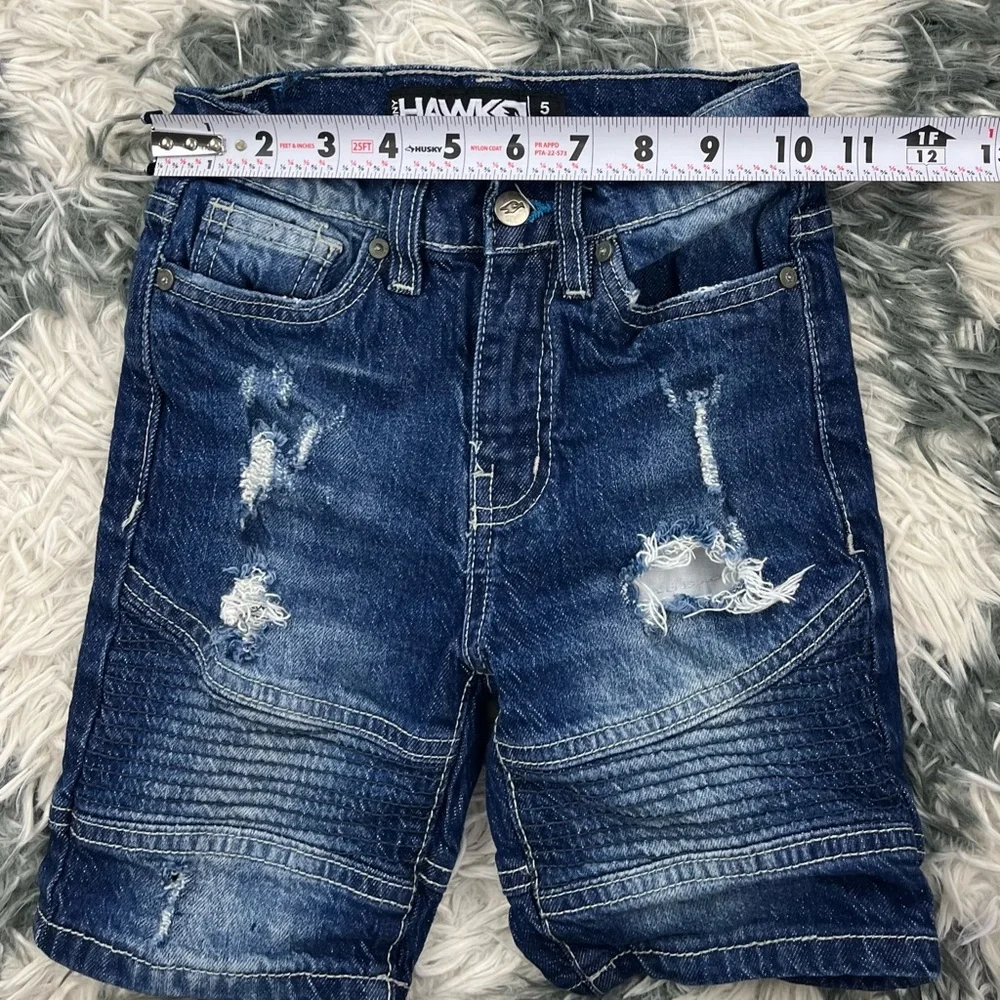 Tony Hawk Kids Boys Distressed Jean Shorts Size 5